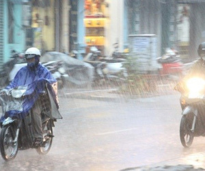 Hôm nay, miền Bắc tiếp tục có mưa to và giông