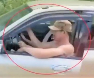 Quảng Bình: Xử phạt đôi nam nữ trong clip 'ngồi chung ghế lái ô tô' lao vun vút trên đường