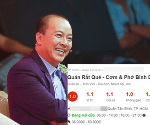 Quán phở của nghệ sĩ Đức Hải bị dân mạng ào ạt đánh giá 1 sao sau scandal vạ miệng