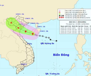 Áp thấp nhiệt đới mạnh lên thành bão số 2, nguy cơ đổ bộ các tỉnh từ Hải Phòng - Nghệ An