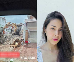 Thuỷ Tiên bất ngờ bị tung bằng chứng nghi vấn 'lươn lẹo': Thông báo sửa nhà nhưng đập đi xây lại căn biệt thự 80 tỷ?