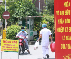 Ghi nhận 2 ca dương tính chưa rõ nguồn lây, BVĐK Đức Giang ngừng tiếp nhận bệnh nhân