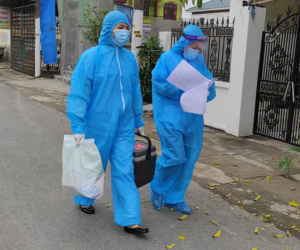 Phát hiện 2 bà cháu dương tính SARS-CoV-2 sau tai nạn giao thông