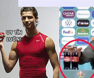 Ronaldo từng quảng cáo cho Coca Cola trước khi thẳng tay ‘dẹp’ 2 chai nước ngọt, khiến hãng mất 4 tỷ USD