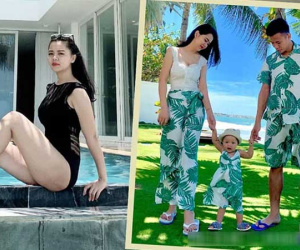 Bà xã Quế Ngọc Hải từng là hoa khôi nổi tiếng 1 vùng, qua 1 lần sinh nở liệu ngoại hình có khác xưa?