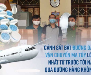 Triệt phá đường dây ma túy lớn nhất từ Châu Âu về Việt Nam qua đường hàng không