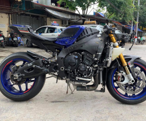 Hình ảnh chiếc phân khối lớn nát đầu của biker Việt và lời mô tả gây ám ảnh những ai thích mạo hiểm với tốc độ cao