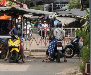 Đồng Nai phong tỏa chợ ở Long Bình Tân bên cạnh siêu thị Big C