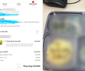 Sợ quán cho hành vào suất ăn, chàng trai ghi chú 'không hành' cả chục lần, lúc nhận hàng mới té ngửa vì lý do này