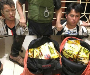 Bắt nhóm đối tượng vận chuyển gần 24kg ma túy