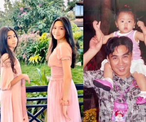 Coi đã đời loạt ảnh đẹp từ nhỏ của 2 ái nữ nhà Quyền Linh, ông bố MC quá chất với mái tóc bổ luống huyền thoại thập niên 90