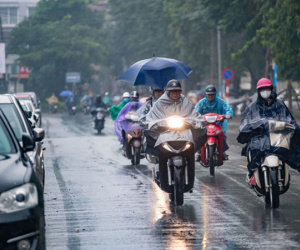 Miền Bắc đón mưa lớn từ đêm nay