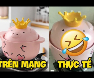 Nghe lời chị bán hàng, cô gái sắm ngay chiếc nồi heo hồng với chức năng 'thông hơi chống tràn' và cái kết dở khóc dở cười