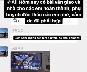 Giáo viên nhắn tin vào nhóm chung nhắc học sinh làm bài, ông bố đáp lại một câu khiến tất cả phụ huynh 'chết lặng'