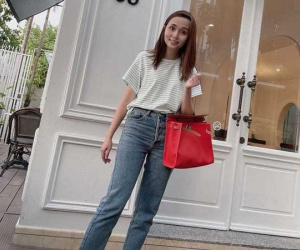 Ái nữ cựu chủ tịch CLB Sài Gòn lên đồ sang chảnh, xách túi Hermes trên dưới 80 triệu nhưng tự thấy 'nhìn nó vớ vẩn'