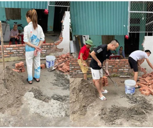 Cho vợ đi học lái xe, hôm sau chồng xách xô vữa sang xây tường mới cho hàng xóm