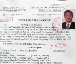 Nguyên Tổng giám đốc Công ty Việt An bị truy nã đặc biệt nguy hiểm