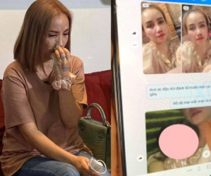Hoàng Yến xuất hiện trong họp báo với gương mặt băng bó sau khi bị chồng cũ đánh gãy mũi