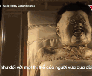 Video: Cận cảnh xác ướp "ướt" ở TQ, đánh bại mọi kỹ thuật ướp xác của Ai Cập