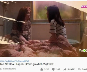 Cây táo nở hoa càng lắm drama càng khiến khán giả khó rời mắt, tiếp tục xô đổ kỷ lục lượt xem cùng lúc trên YouTube