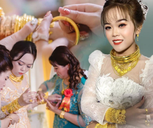 Cô dâu 18 tuổi được tặng 20 cây vàng đeo trĩu người gây bão: Tiết lộ thêm về khoản tiền mặt bố mẹ chồng cho thêm ở đám cưới!