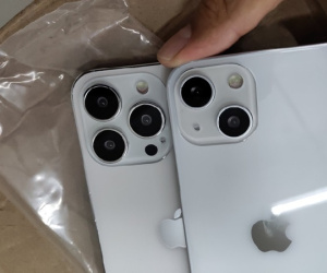 Rò rỉ hình ảnh mô hình của iPhone 13: Cụm camera chéo nhau, tai thỏ đã có sự thay đổi