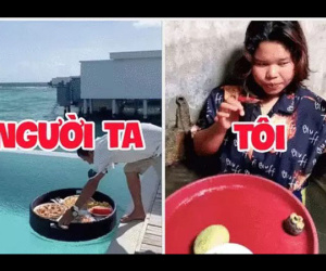 Đua trend bữa sáng nổi sang chảnh theo phong cách 'cây nhà lá vườn', biểu cảm của cô gái trẻ khiến dân mạng 'cười muốn nội thương'