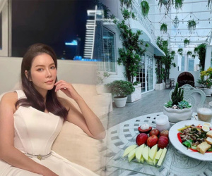 Ngắm căn biệt thự mới toanh của 'đại gia kim cương' Lý Nhã Kỳ: Lâu đài trắng xa hoa giữa trung tâm thành phố, đỉnh nhất là ban công ngợp cây xanh lộng gió trời