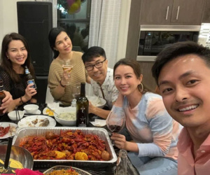 Lễ cưới có 1-0-2 của Hoa hậu Thu Hoài tại Mỹ: Cô dâu chú rể hoá đầu bếp, trang phục cô dâu và mục bóc quà cưới mới lạ lùng