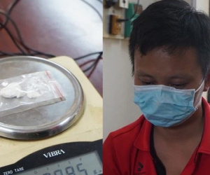 Thầy giáo nuốt vội gói ma tuý khi bị công an yêu cầu dừng xe