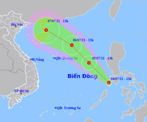 Vùng áp thấp vào Biển Đông, có khả năng mạnh lên thành áp thấp nhiệt đới, Hà Nội mưa dông 'giải nhiệt' từ đêm nay