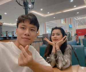Đã là ông bố 1 con nhưng sao Quế Ngọc Hải vẫn làm nũng vợ quá đi!