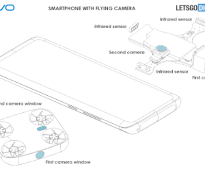 Vivo bí mật nghiên cứu smartphone trang bị camera có thể tách rời và biến thành drone mini