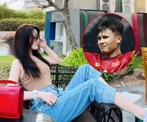 Quang Hải bị soi biểu cảm lạ với fan nữ xinh đẹp, bồ tin đồn liền có ngay động thái