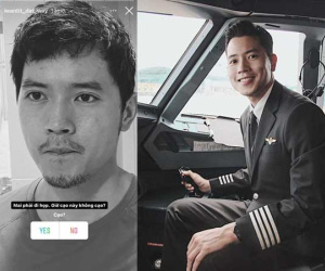 Suýt tí nữa không nhận ra cơ trưởng điển trai nhất nhì Việt Nam vì 1 thay đổi nhỏ giữa lúc đi làm vs khi ở nhà