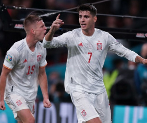 Khoảnh khắc từ người hùng hóa tội đồ của tiền đạo điển trai Alvaro Morata, người từng bị dọa giết vì thi đấu tệ tại Euro 2020