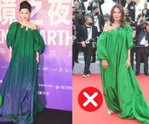 Một chiếc váy 2 số phận: Phạm Băng Băng đẳng cấp nữ hoàng, khách mời Cannes diện như 'nùi giẻ' nhăn nhúm