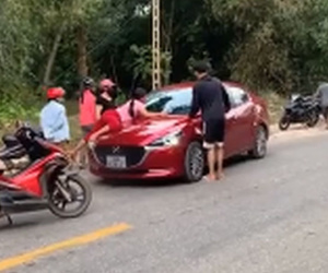 Vụ vợ nằm trên nắp capo đánh ghen, chồng chở bồ nhí phóng như bay: Về nhà tiếp tục đánh vợ nhập viện, bắt lên mạng xã hội xin lỗi bồ