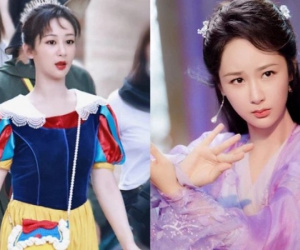 Dương Tử làm Bạch Tuyết đi tung tăng, netizen hốt hoảng vì vòng eo của nữ mỹ Hương mật tựa khói sương 'mất hút'