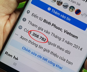 Facebook có 10.000 người theo dõi trở lên phải thông báo thông tin liên hệ với Bộ TT&TT