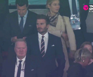Hình ảnh đau lòng cuối trận Chung kết Euro 2020: David Beckham thẫn thờ giữa đám đông, mặt buồn thiu khi Anh thua Ý