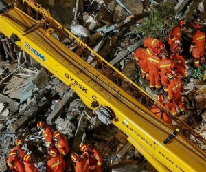 Sập khách sạn ở Trung Quốc, ít nhất 8 người chết