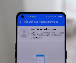 Trả kết quả xét nghiệm Covid-19 qua điện thoại di động