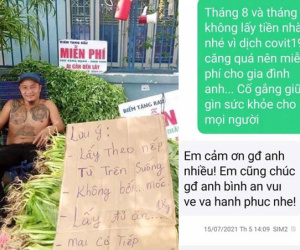 Anh bán rau xăm trổ lại hào phóng miễn phí tiền thuê nhà: Cho đi một xíu, sau này nhận lại thì sao!