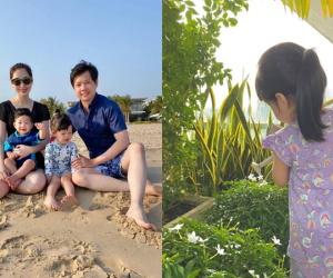 Đặng Thu Thảo khoe ảnh con gái lớn phổng phao tự chơi cực ngoan giữa mùa dịch, vô tình để lộ 1 góc penthouse đắt đỏ