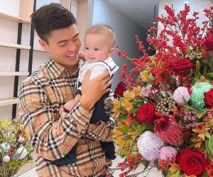 Quý tử 1 tuổi nhà cầu thủ Duy Mạnh gây bất ngờ với hình ảnh bụ bẫm, ra dáng một 'hot kid' với lượt theo dõi khủng trên Instagram