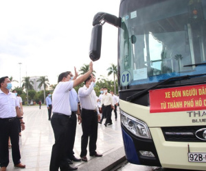 Quảng Nam đưa xe đón đồng hương, mang theo 100 tấn nông sản hỗ trợ TP HCM