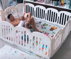 Cảnh tượng của cha con Kim Lý - Leon - Lisa khiến Hồ Ngọc Hà 'muốn mắng cũng không được'