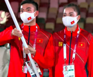 Lễ khai mạc Olympic Tokyo 2020: Rực rỡ sắc màu, đội thể thao Việt Nam xuất hiện đầy nhiệt huyết