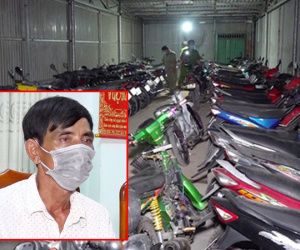Từ vụ trộm xe của kẻ có 4 tiền án, phát hiện kho xe không chính chủ